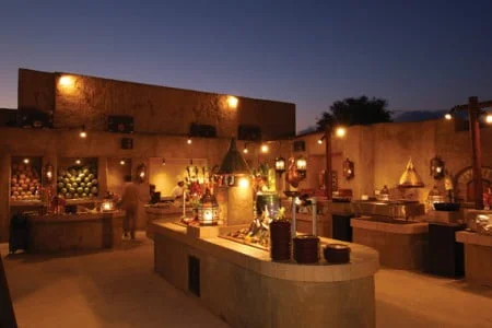 Dinner at Al Hadheerah Bab Al Shams with transfers